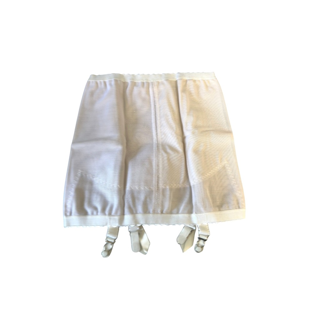 Vintage Body Lites JCPenney White Lace Garter Belt & Girdle Set NWT Medium JS - Picture 10 of 10